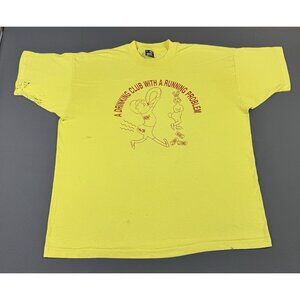 Rare Vintage 90s Drinking Club Running Problem North Iowa Hash House Power Plant